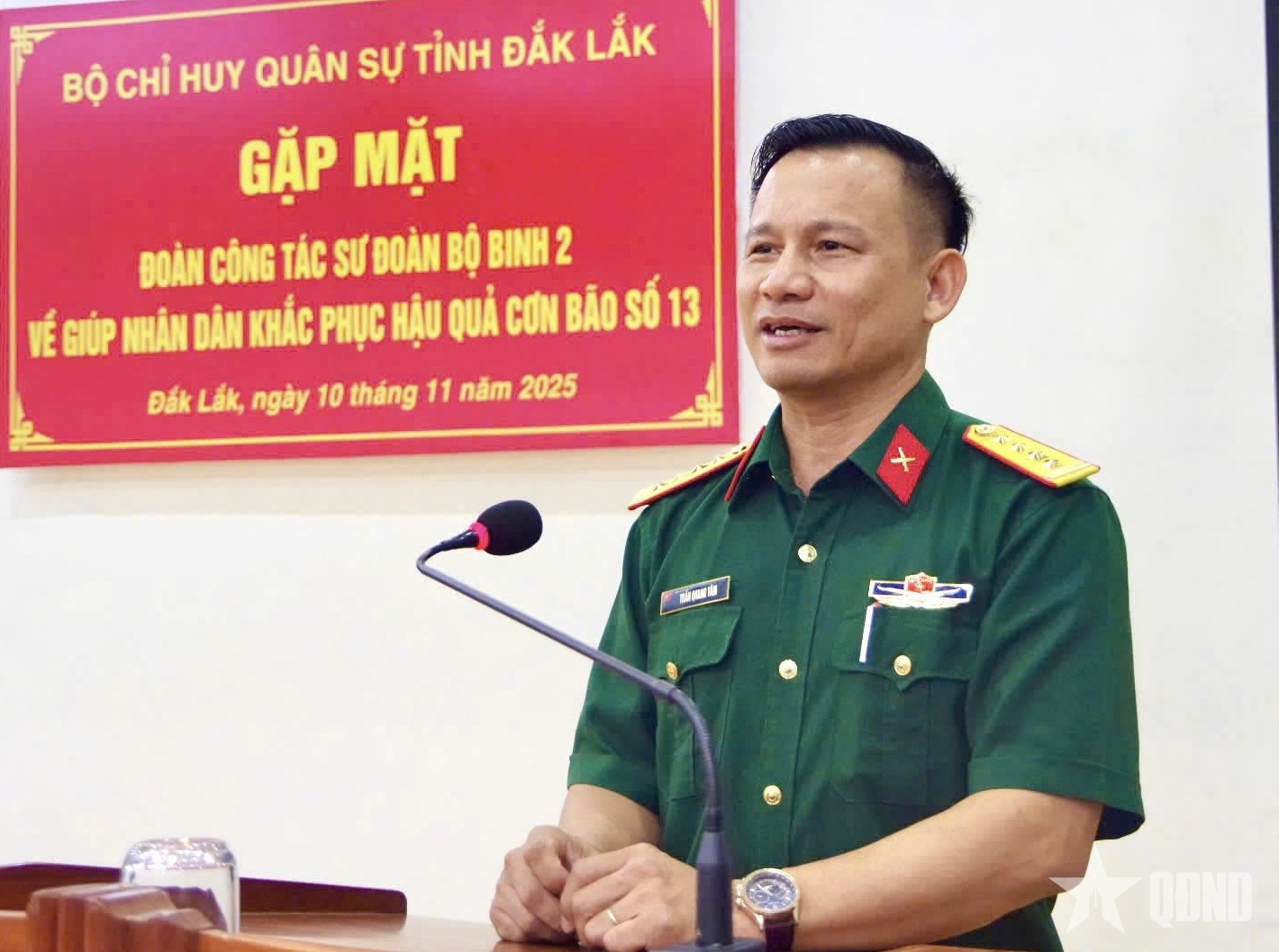 Bộ CHQS tỉnh Đắk Lắk tri ân bộ đội Sư đoàn Bộ binh 2 